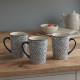 Porcelain Mug Set - 4 Pcs